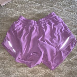 Orchid Pink Lululemon Tracker Shorts
